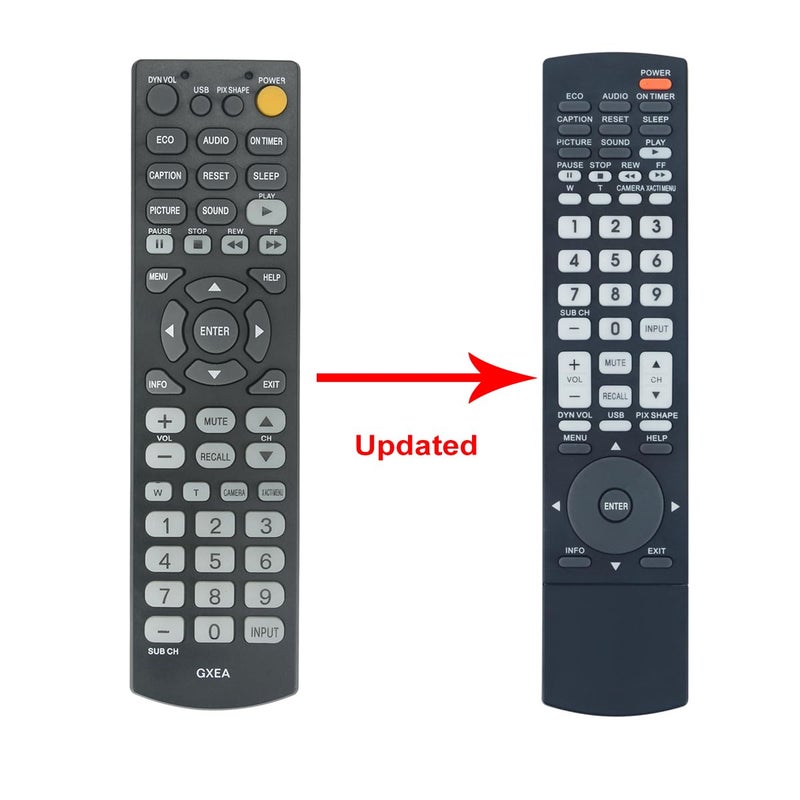econtrolly New Replace Remote Control GXEA fit for Sanyo TV DP50740 DP50710 DP42840 DP37840 DP46840 DP52440 DP55360 - Image 2